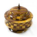 Round Pot with cover - The Linen House