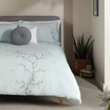 Chinese Blossom Embroidery Duvet Set - The Linen House