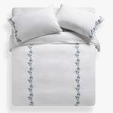 Flower Vine Embroidery Duvet Set - The Linen House