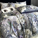 Vintage French Style Rose Printed Duvet Set – Romantic & Timeless Elegance
