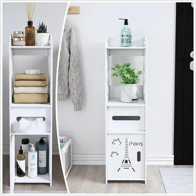 Spakoo Paris Bathroom Cabinet Stand Organizer Rack - The Linen House