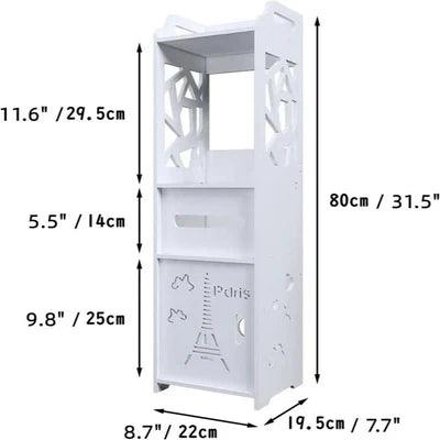 Spakoo Paris Bathroom Cabinet Stand Organizer Rack - The Linen House