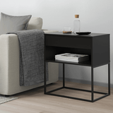 Black Bedside Table - The Linen House