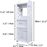Spakoo Paris Bathroom Cabinet Stand Organizer Rack - The Linen House