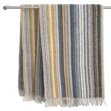 Multi Lines 3 Piece Imported Bath Towel Set - The Linen House