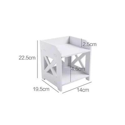Sundries Waterproof PVC Desktop Rack (2 Tier) - The Linen House