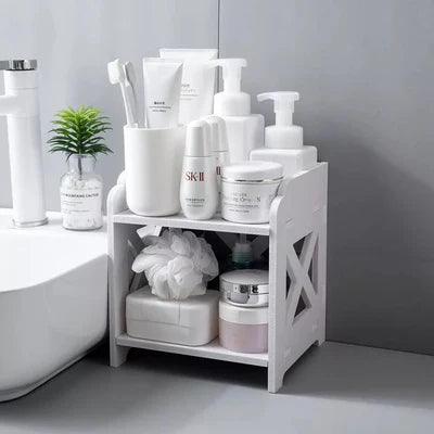 Sundries Waterproof PVC Desktop Rack (2 Tier) - The Linen House