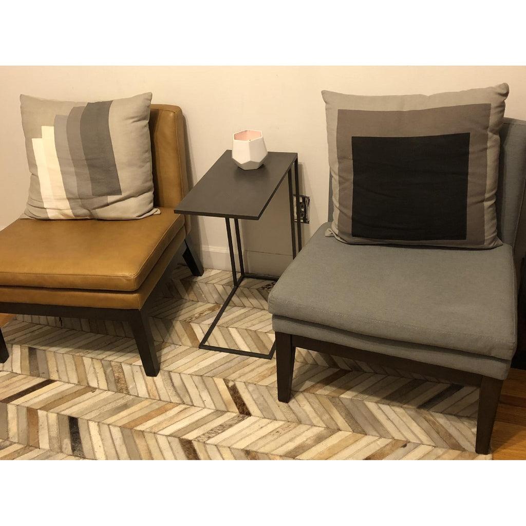 Metal C shape Side Table - The Linen House