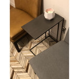 Metal C shape Side Table - The Linen House