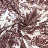 Timeless Pastoral Scene Printed Bedding Duvet Set