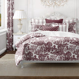 Timeless Pastoral Scene Printed Bedding Duvet Set
