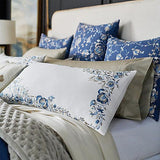 Luxury Fairfield Cotton Satin Embroidery Duvet Set - The Linen House