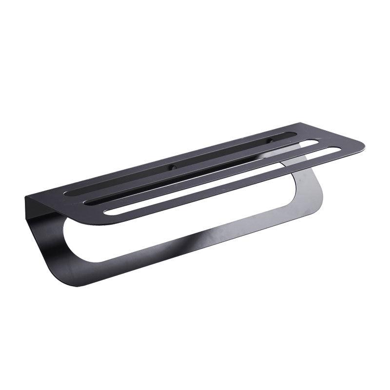 Elegant Black Towel Bar Towel Rack - The Linen House