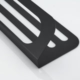 Elegant Black Towel Bar Towel Rack - The Linen House