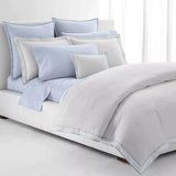 Spencer Sateen Border Duvet Cover - The Linen House