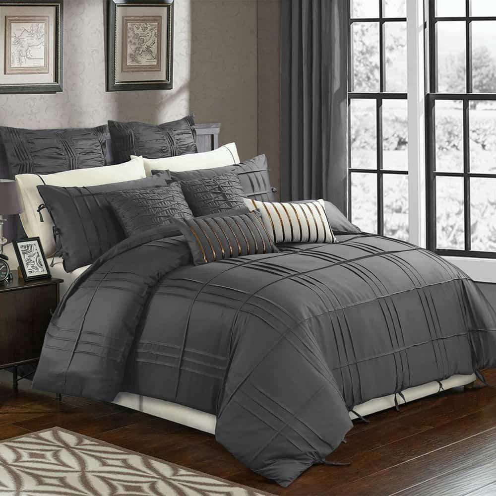 Tetra Pleat Duvet Set - The Linen House