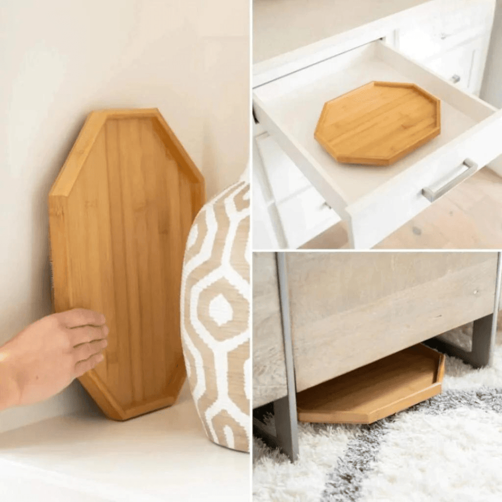 Side Tables Sofa Armrest Clip-On Tray - The Linen House