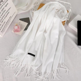 Winter Warm Scarf  ( White  )