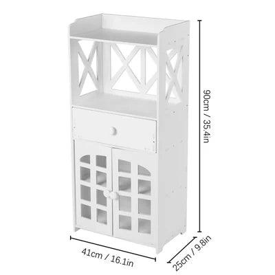 Floor Mount Bathroom Rack - The Linen House