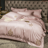 Elegant Embroidery Duvet Set - The Linen House