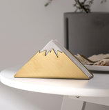 Gold Napkin Holder - The Linen House
