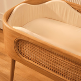 Rattan Baby Bassinet – Natural Finish