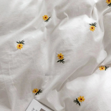 Daisy Flower Embroidered Elegance