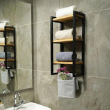 3-Tier Bathroom Shelf, Storage for Towel - The Linen House