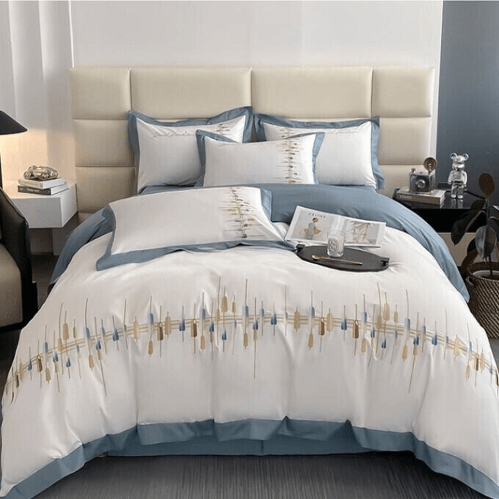 Scandinavian Style Embroidery Design - The Linen House