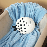 Fish Baby Cushion White - The Linen House