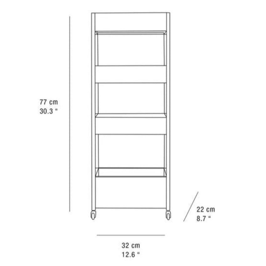 STORAGE UNIT WITH WHEELS - The Linen House