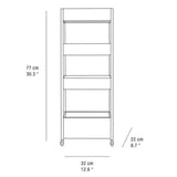 STORAGE UNIT WITH WHEELS - The Linen House