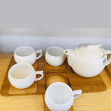 Wooden Tea Set Tray - The Linen House