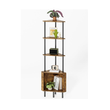 Industrial Rustic Bookshelf & Plant Display