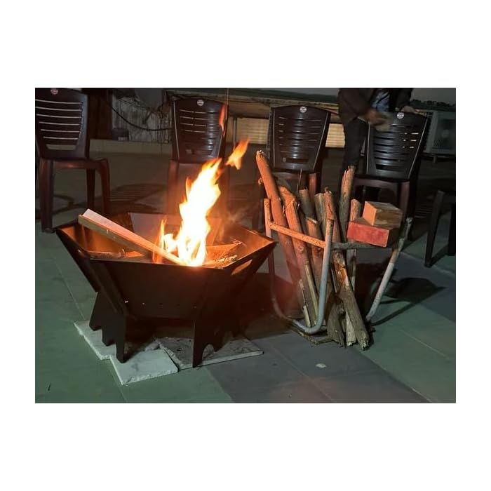 METALIT Hexa Basket fire Pit
