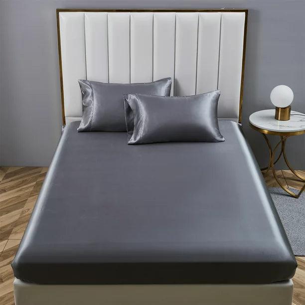 Shamoz Silk Fitted sheet - The Linen House