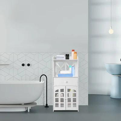 Floor Mount Bathroom Rack - The Linen House