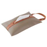 Car Mounted Leather Tissue Bag - The Linen House