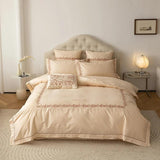 Luxury Red Embroidery Duvet Set – Elegant & Sophisticated Bedding
