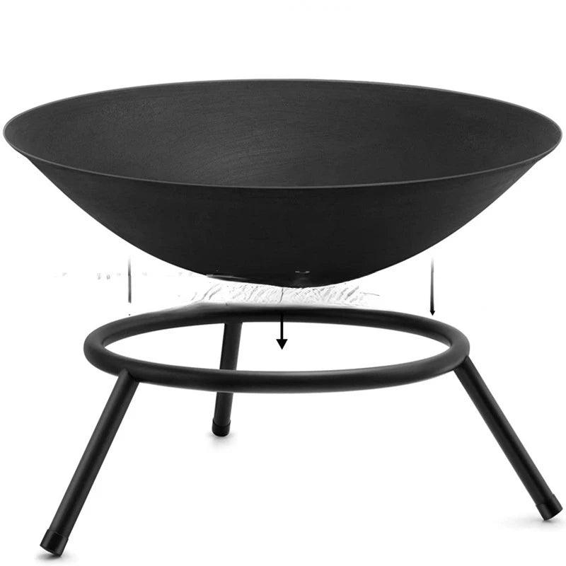 Portable Round Fire Bucket - The Linen House