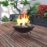 Portable Round Fire Bucket - The Linen House