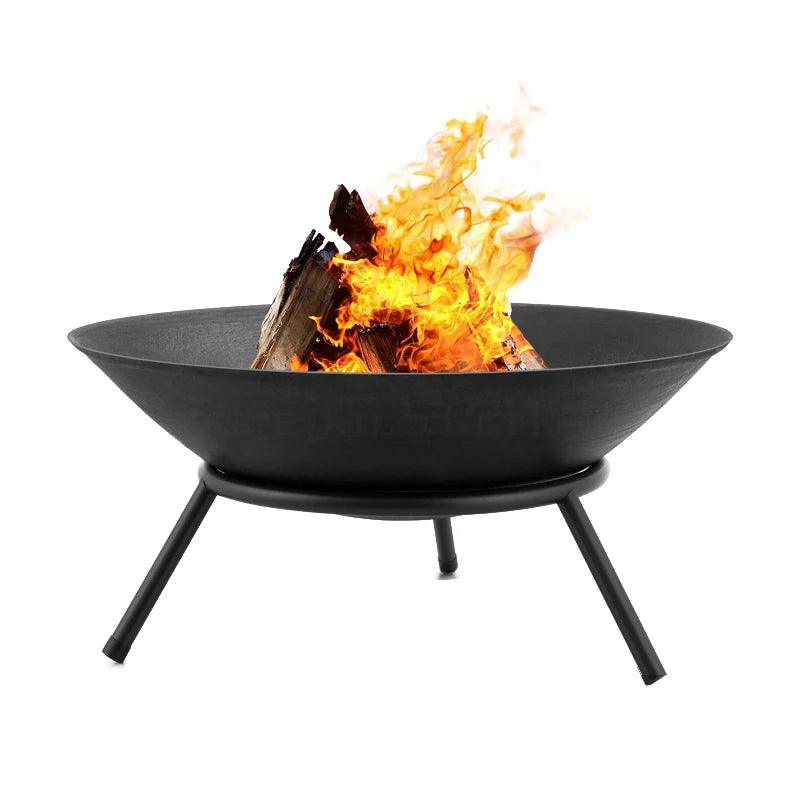 Portable Round Fire Bucket - The Linen House