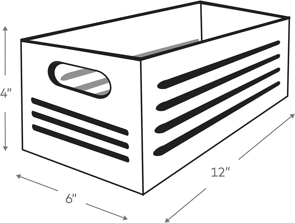 2 Pack White Bathroom Decor Box for Toilet Paper storage - The Linen House