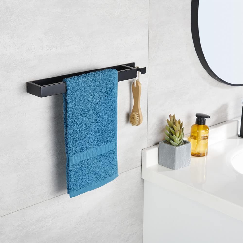Towel rail Towel Stand With Hook - The Linen House