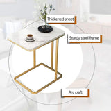 Side Table C-Shape Side Table - The Linen House