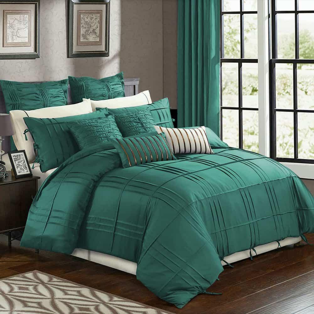 Tetra Pleat Duvet Set - The Linen House