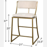 Allister Upholstered Counter Stool