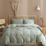 Lotus Leaf Duvet Cover - The Linen House