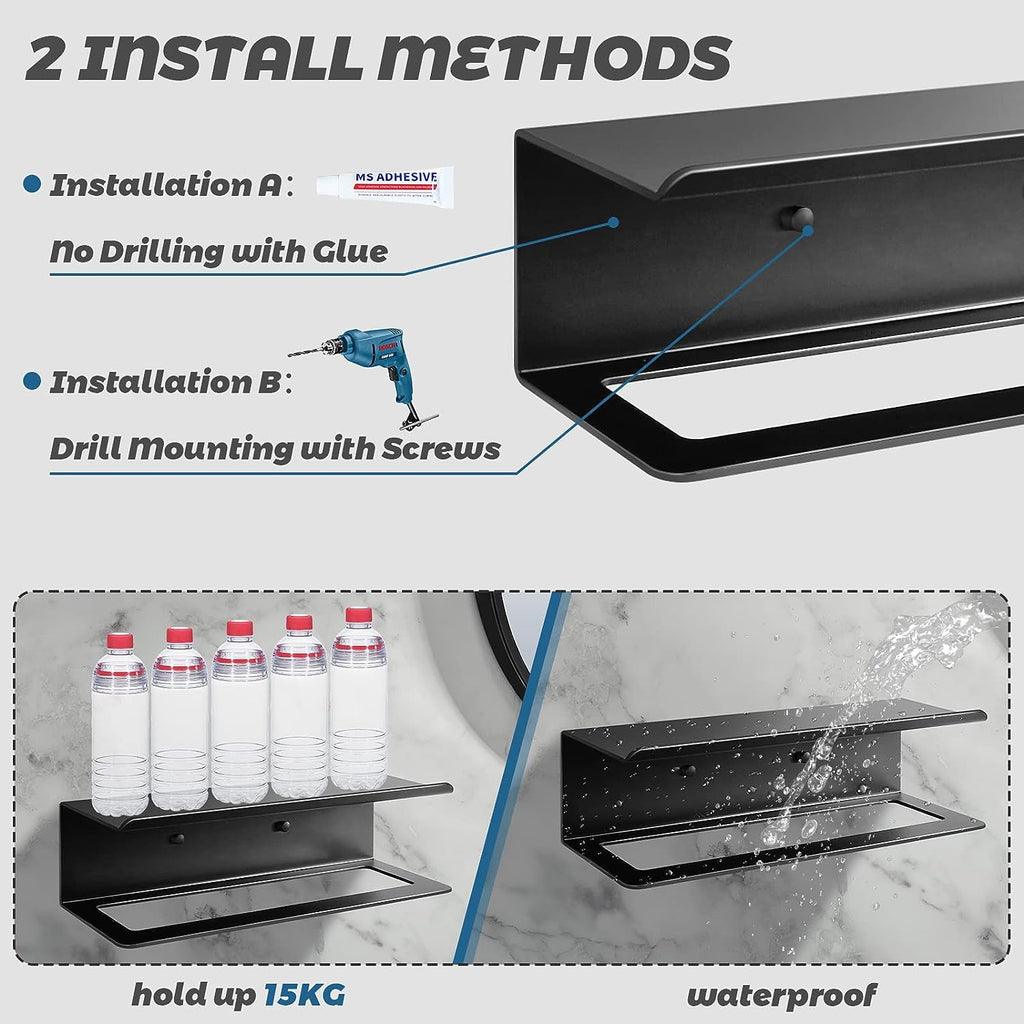 Bathroom Towel Rack Shelve - The Linen House