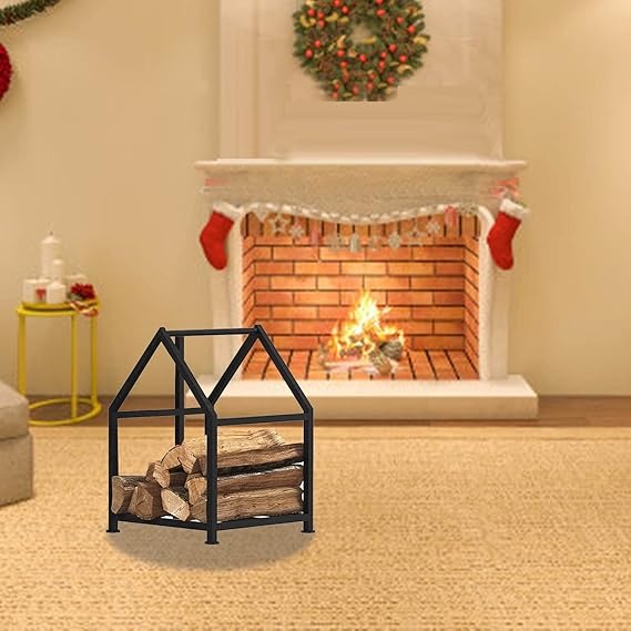 Firewood Stand for House - The Linen House